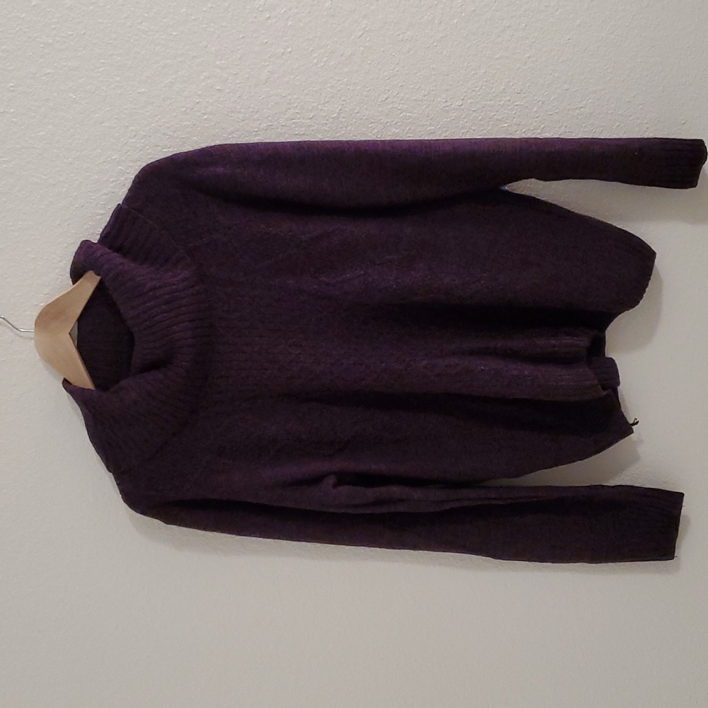 ❄️FADED GLORY Purple Turtleneck Sweater